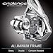 Cadence Fishing CS7 Spinning Reel | Durable Aluminum Frame | Carbon Composite Rotor & Side Plate | 9 + 1 Corrosion Resistant Bearings | Size 3000