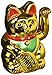 Happy Sales HSFC-WCG01, Battery Operated Maneki Neko Lucky Fortune Cat Waving Arm Gold