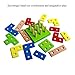 Wooden Educational Preschool Shape Early Developmental Geometric Board Block Stack Sort Chunky Puzzle Toys, Birthday Gift Toy for age 3 4 5 Years Old and Up Kid Children Baby Toddler Boy Girl