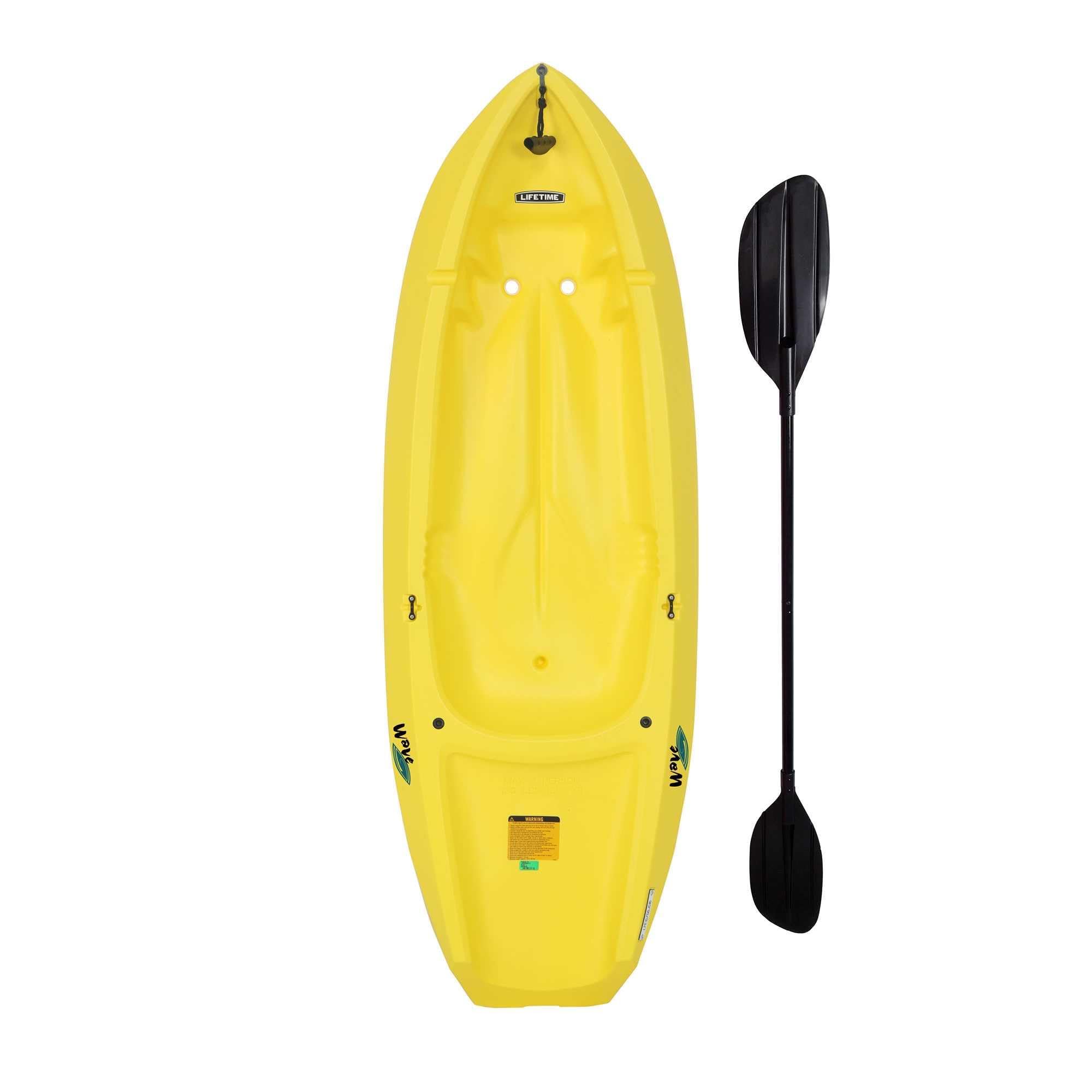LIFETIME Wave 60 Youth Kayak (Paddle Included), Yellow