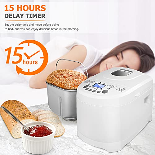 Bread Maker Bread Baking Machine 2 LB Automatic Digital Oven Bake
