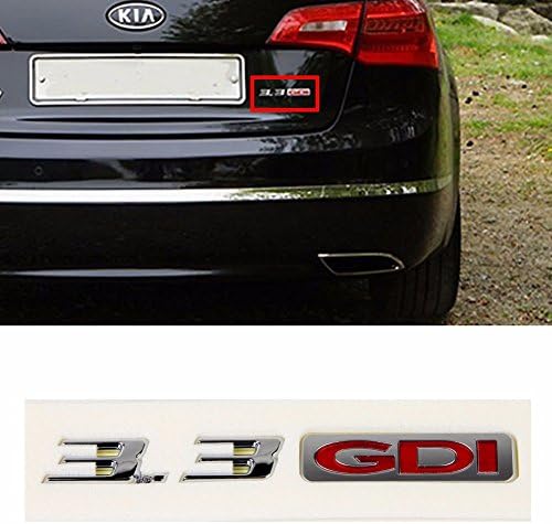 3.3 GDI Logo Rear Trunk Emblem Badge For Kia 2010-2015 Cadenza K7 OEM Parts