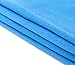 COMPAN,?INC Luxury Hotel Spa Bath Microfiber Ultra Absorbent and Fast Drying Towel Blue 2 pack