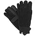 Isotoner Women's Smartouch Chenille Knit Gloves, Black, One Size