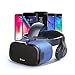 VeeR Oasis VR Headset, 3D Virtual Reality Goggles HD Blue Glass Lens, Ultra Light Body, Compatible 4-6.2 inches iOS/Android Smartphones, Stereo Headphones Eye Protection Mechanisms