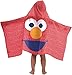 Sesame Street Super Soft & Absorbent Kids Hooded Bath/Pool/Beach Towel, Featuring Elmo - Fade Resistant Cotton Terry Towel, 22.5