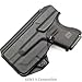 Tulster IWB Profile Kydex Holster in Right Hand fits: Glock 26/27 / 28/33 |TLR-6 Light-Bearing Inside The Waistband Appendix Concealed Carry