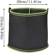 LATERN 6 Pack 5 Gallon Grow Bags, Heavy Duty Nonwoven Fabric Pots view 5