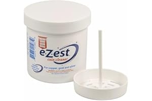 e-Z-est eZest Easy Coin Cleaner Copper Gold Silver Jewelry - 5 ounce Jar