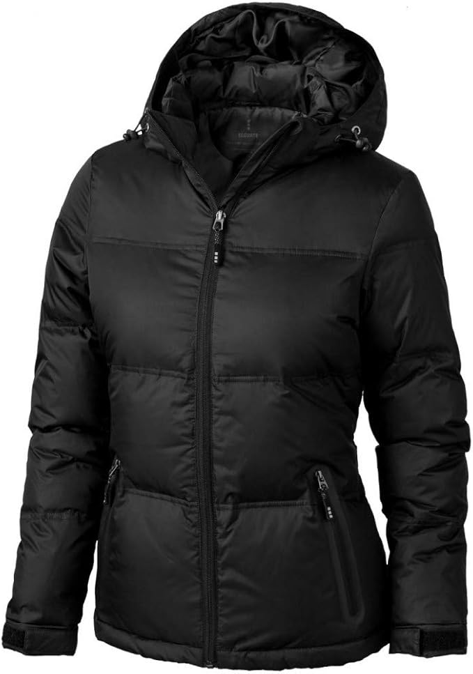 Elevate Women's Down Jacket Black Superwarm Caledon Women's Winter Down