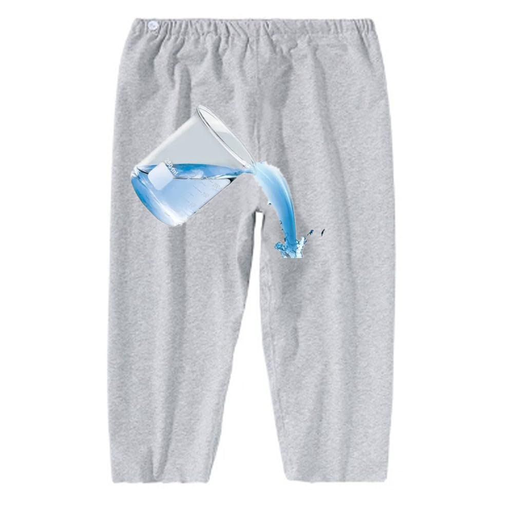 Photo 1 of WEEOATAR Diaper Pants Urinary Incontinence Pants Patient Care Trousers,Reusable,Leak-Proof and Washable Adaptive Apparel for Women on Periods,Bedridden,Elderly,Mobility Impaired(Short,Grey,XL)
