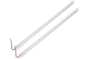VALICLUD 2pcs Aluminium LED Strip Bar Light Dc Warm White Rigid LED Hard Light for Automotive Backlighting