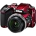 Nikon Coolpix B500 Wi-Fi Digital Camera (Red) with 64GB Card + Case + Flash + Batteries & Charger + Tripod + Strap + Kit