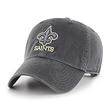 NFL New Orleans Saints Male OTS Challenger Adjustable Hat, Dark Charcoal, One Size