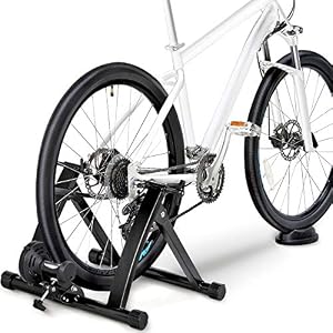 Yaheetech Turbo Trainer Magnetic Bike Trainer Indoor Exercise Bike Trainer Stand Magnetic Resistance Bicycle Training…