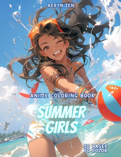 Amazon.com: Anime Coloring Book: Summer Girls Volume 2: Manga Art
