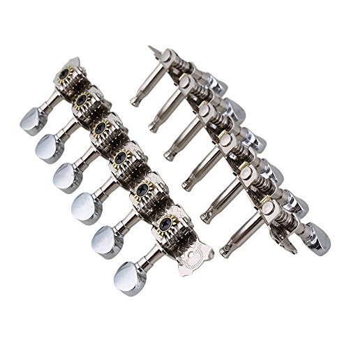 Surfing 6L6R Chrome 12 String Acoustic Guitar Machine Heads Tuning Pegs