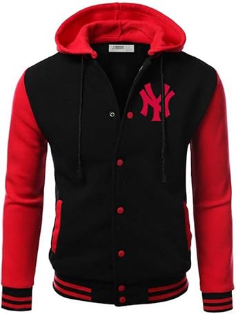 jaqueta vermelha com capuz