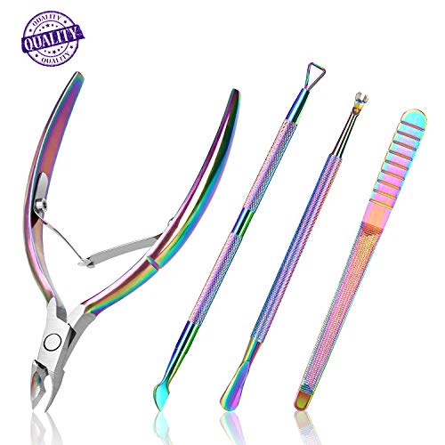 Cuticle Trimmer with Cuticle Pusher, Cuticle Remover Nail Polish