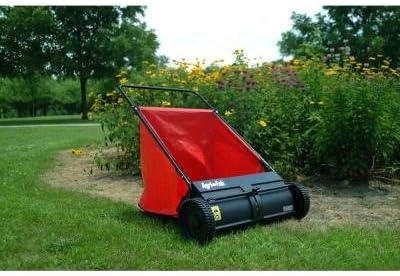 Most Popular Top Selling 26" Professional Model Lawn Grass Leave Sweeper- Lightweight Weather Resistant Frame- Portable Easy Drive Durable Folding Frame- Full Three Year Warranty Protection