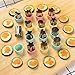 Vegetable Cutter Shapes Set Mini Pie Fruit and Cookie Cutters Stamps Mold,Decorative Food for Kids Baking and Food Supplement Tools Accessories Crafts for Kitchen (Colorfull, 20pack)