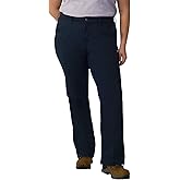 Dickies Womens Plus Slim Bootcut Twill Pants