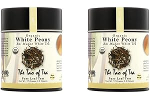 The Tao of Tea, White Peony White Tea, Loose Leaf, 2-Ounce Tins (Pack of 2)