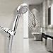 AmazerBath Shower Head, High Pressure Handheld Shower Head with Powerful Shower Spray, 3 Spray Settings Hand Held Shower Head with Hose and Bracket, Chrome