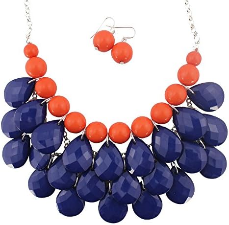 Bubble Necklace Bubble Jewelry Sets Bib Bubble Statement Necklace for Women (B-0033)