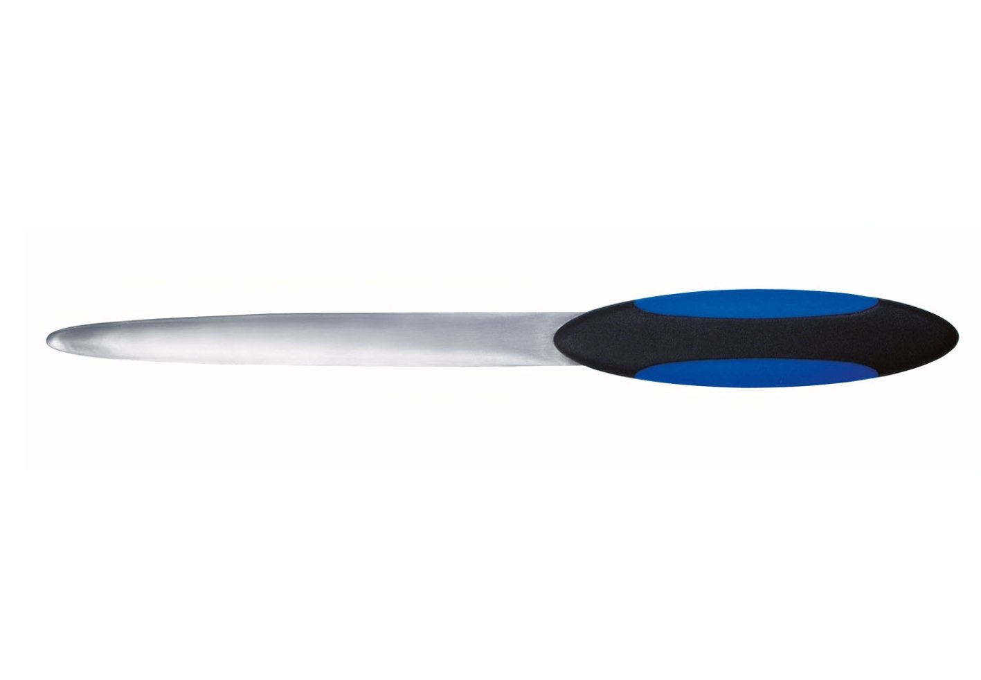 Wedo 23 cm Stainless Steel Flat Blade/Soft Blue/Black Handle Letter Opener