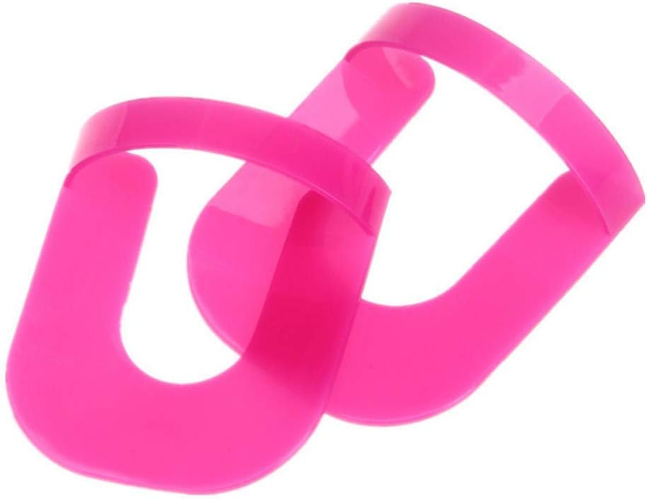 Gychee 26Pcs Nail Polish Anti-overflow Model Clamp Anti-overflow Manicure Nail Protection Tool Reusable Nail Polish Mold Clip DIY Nail Tool