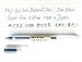 Moma Muji Gel Ink Ballpoint Pen, Blue Black Ink, 0.38 mm / 0.5 mm / 0.7 mm, Set of 3 (Japan Import)