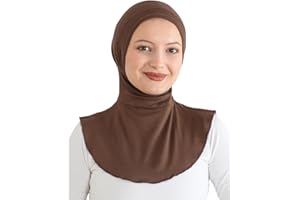 Prien Sport Hijab For Women, Muslim Head Scarf, Flexible Turban Girls, Chic Islamic Wear For Gym, Neck Collar Bonnet Viscose