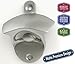 Cheers Leader Wall Mounted Bottle Opener with Two Screws, Matte
