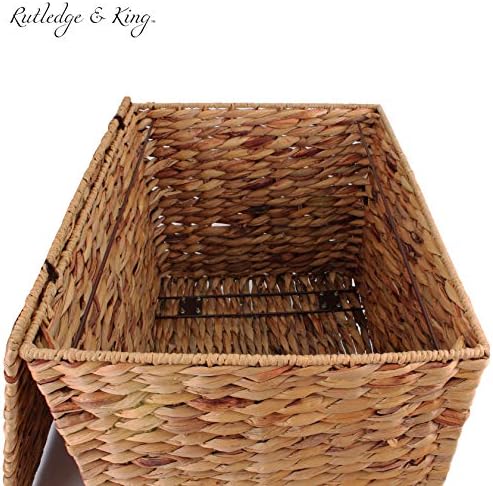 Amazon Com Seagrass Rolling File Cabinet Home Filing Cabinet Hanging File Organizer Home And Office Wicker File Cabinet Water Hyacinth Storage Basket For File Storage Natural Kitchen Dining