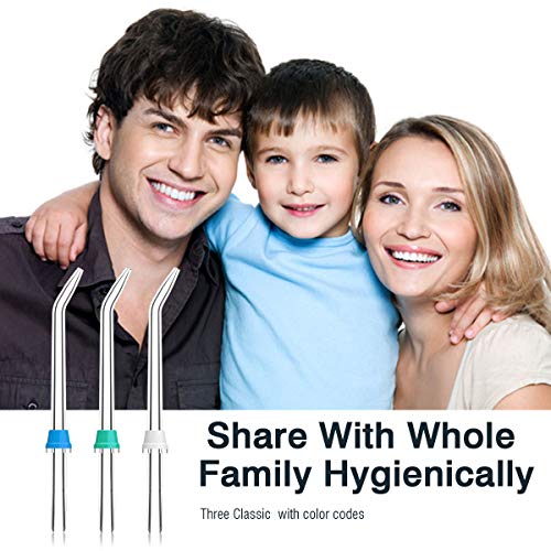 Water Flosser Teeth Cleaner, Ovonni Dental Water Pick Electric Oral Irrigator with 7 Jet Tips For Braces, Implants, Bridges, 10 Pressure Settings and 600ML Capacity for Whole Family