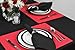 DII PVC Tabletop Collection Woven Indoor/Outdoor, Placemat Set, 13x17.25, Tango Red, 6 Piece