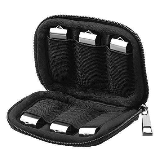 Storage Bag for USB Flash Drive JBOS Electronic Accessories Organizer Holder for USB Flash/DriveThumb Drives/Pen Drives/Jump Drives (6 Slots) - Thumbnail 2