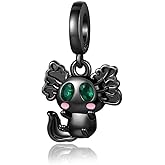 XinYouZhi Animal S925 Sterling Silver Bead Charms for Bracelets with Cubic Zirconia for Jewelry Making Birthday Valentines Day Charms for Women