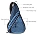 Unigear Shoulder Chest Crossbody Sling Bag Pack Backpack for Men Women Girls Boys (Blue)