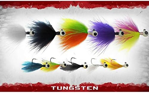 Feather/Marabou Tungsten Round Heads