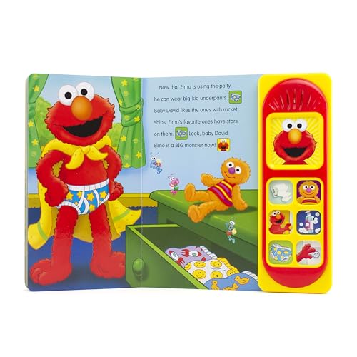 Sesame Street - Potty Time with Elmo - Potty Training Sound Book - PI Kids