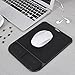 Antner Ergonomic Design Mouse Pad with Memory Foam Wrist Pad Anti-Skid Pad,Black
