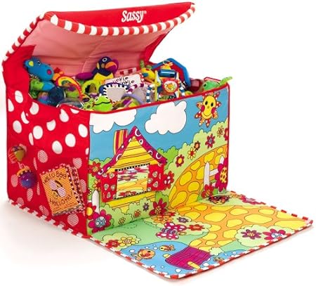 Amazon Sassy ソフトサイド トイボックス ガール Tysa211 布のおもちゃ おもちゃ