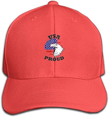 Baseball Hats USA Proud Eagle Snapback Sandwich Cap Adjustable Peaked Trucker Cap