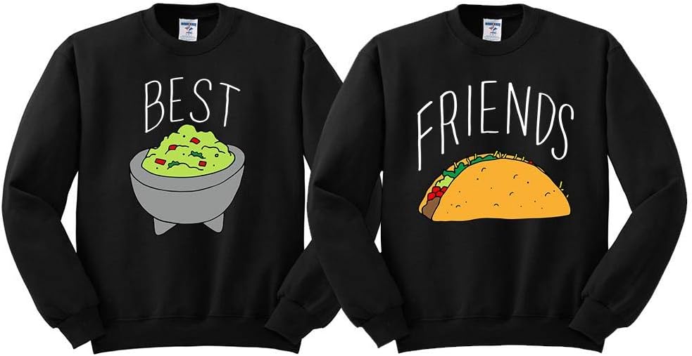 Guac and Taco Best Friend Duo Sweatshirt Men's/Unisex
