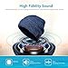 Bluetooth Beanie Hat Headphones Headset, Wireless Connection Siri Voice Control Built-in HD Stereo Speakers & Microphone, Knit Cap for Running, Outdoor Sports, Women Men (Blue)