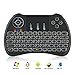 Neoteck 2.4G Backlit Raspberry PI Keyboard Android TV Keyboard Touchpad Keyboard with Mouse Right and Left Button for PC Google Android Smart TV Media Mini TV PC Stick HTPC IPTV Laptop Raspberry PS3