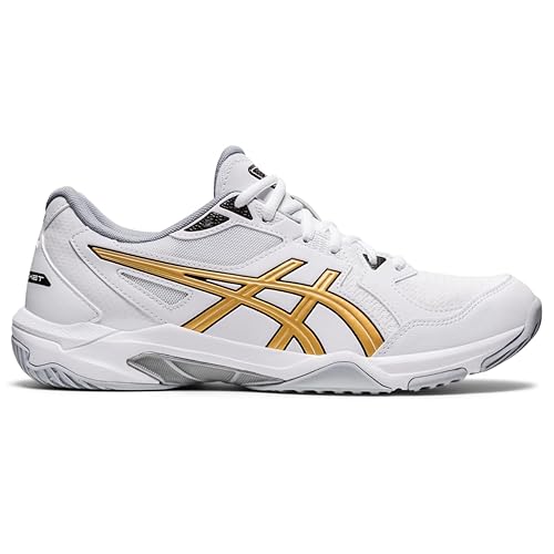ASICS Gel-Rocket 10 Volleyball Shoe White/Pure Gold D (M) in