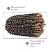 Gabrielle 3 Pack 8 Inch Spring Twist Hair Crochet Braids Kanekalon Synthetic Bomb Twist Crochet Hair Braiding Hair Extensions T27# Low Temperature Fiber
